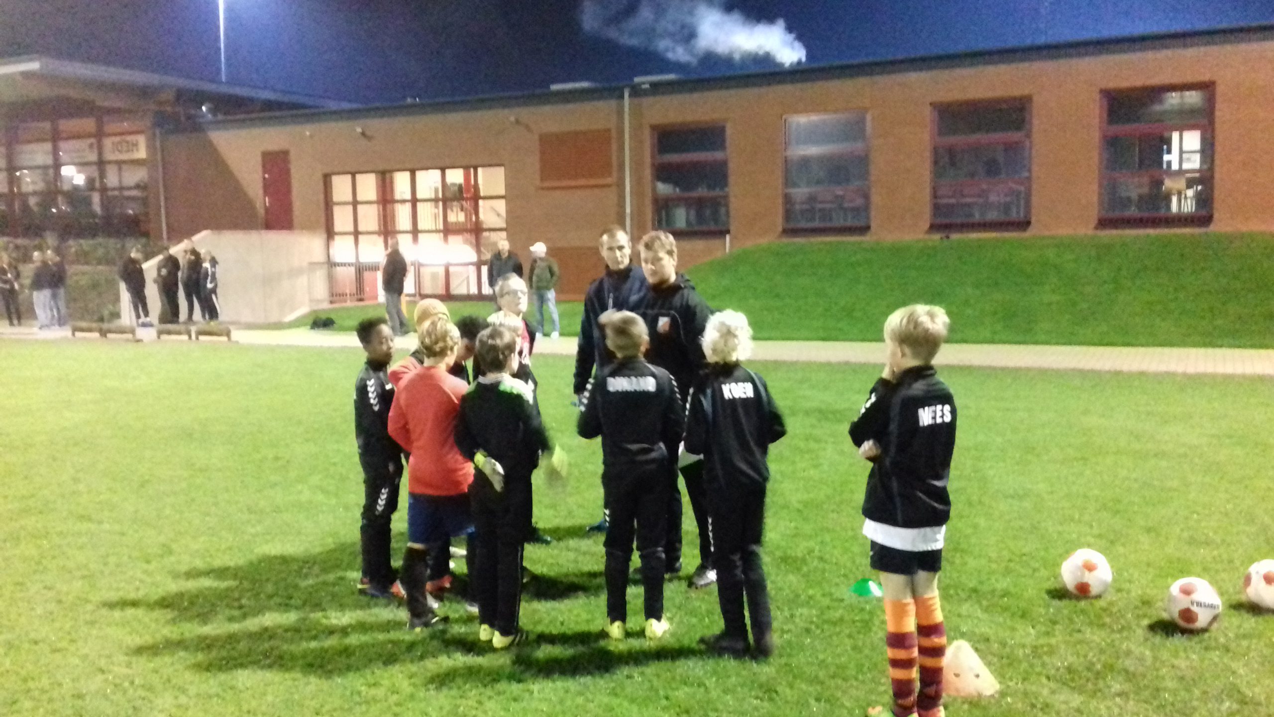 Training selectie aan jeugd