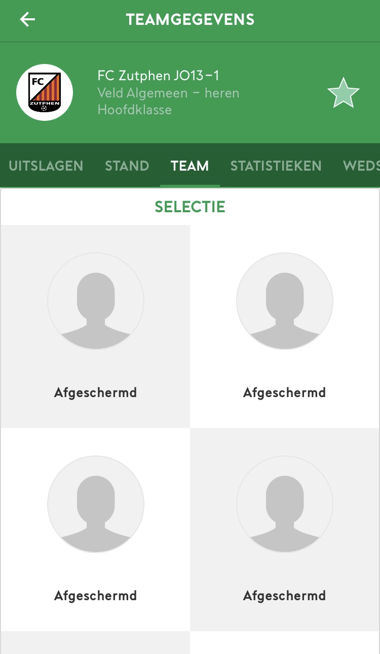 Voetbal.nl app